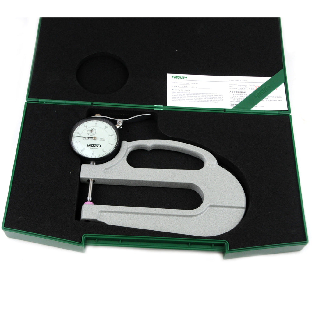 Insize Thickness Gauge 0-20mm x 0.01mm Range Series 2365-20B-0