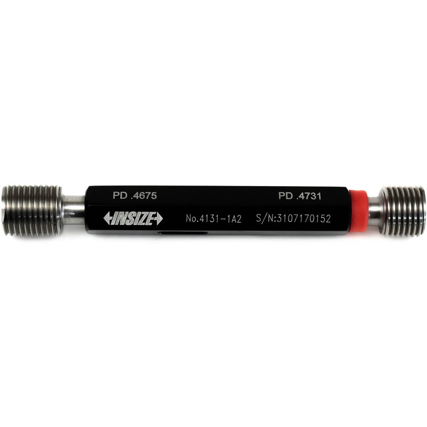 Insize Thread GO NOGO Plug Gauge 1/2"-20 UNF Series 4131-1A2-0