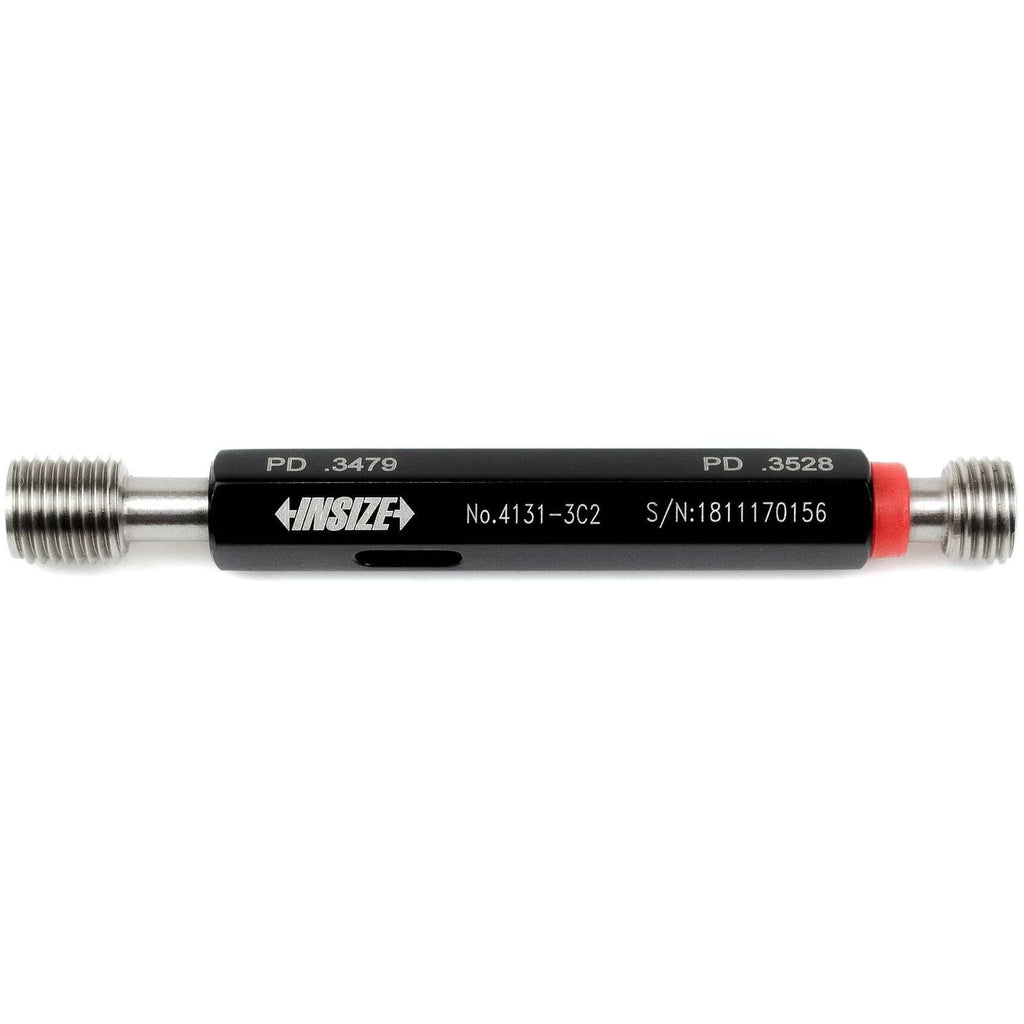 Insize Thread GO NOGO Plug Gauge 3/8"-24 UNF Series 4131-3C2-0