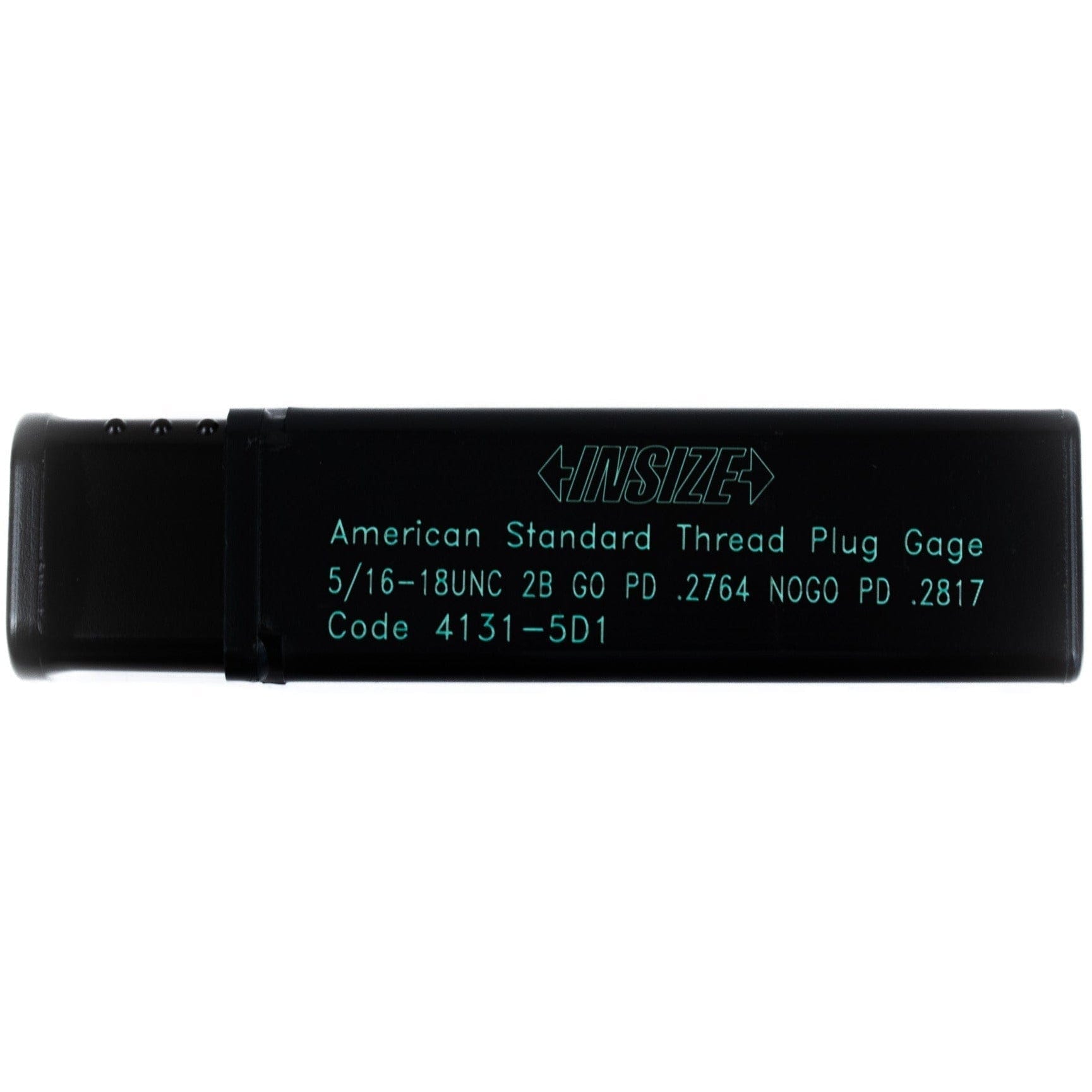 Insize Thread GO NOGO Plug Gauge 5/16"-18 UNC Series 4131-5D1-2
