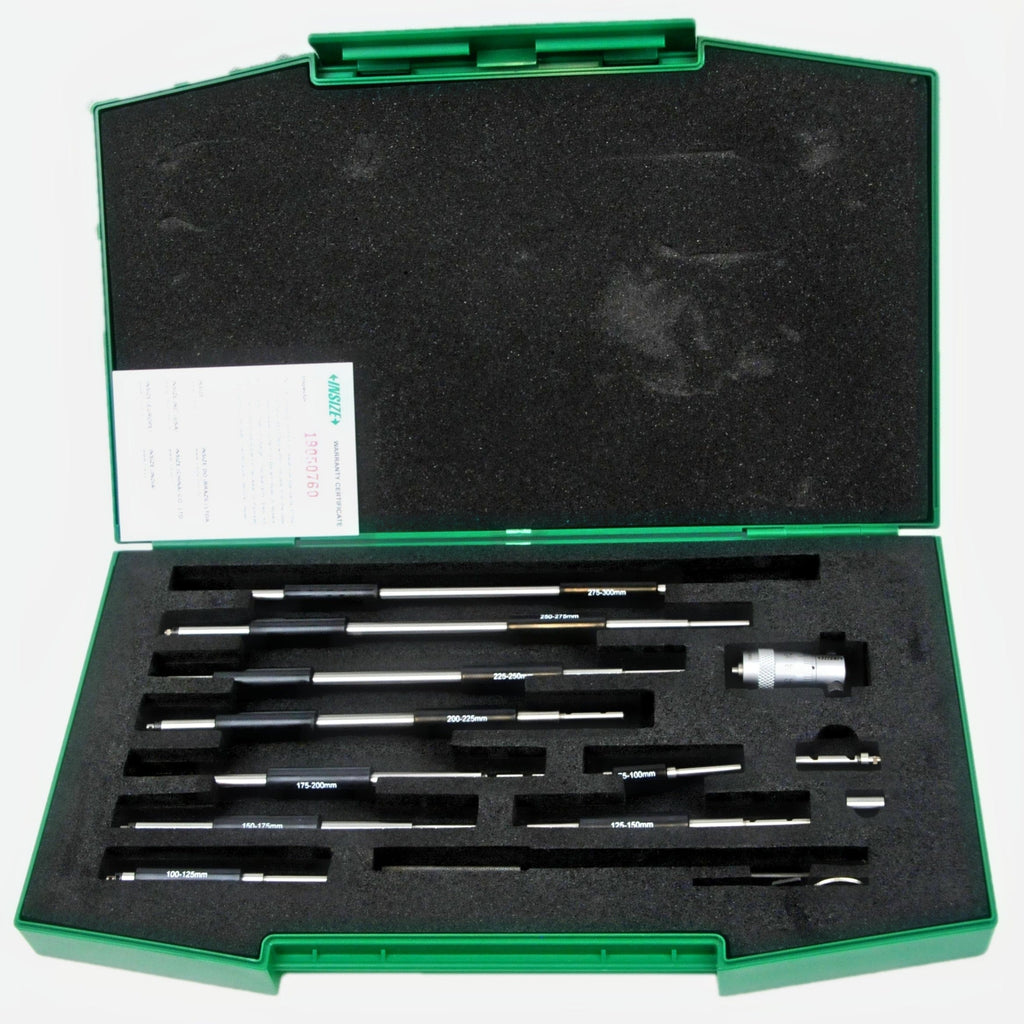 Insize Tubular Inside Micrometer 50-300mm Range Series 3221-300-0