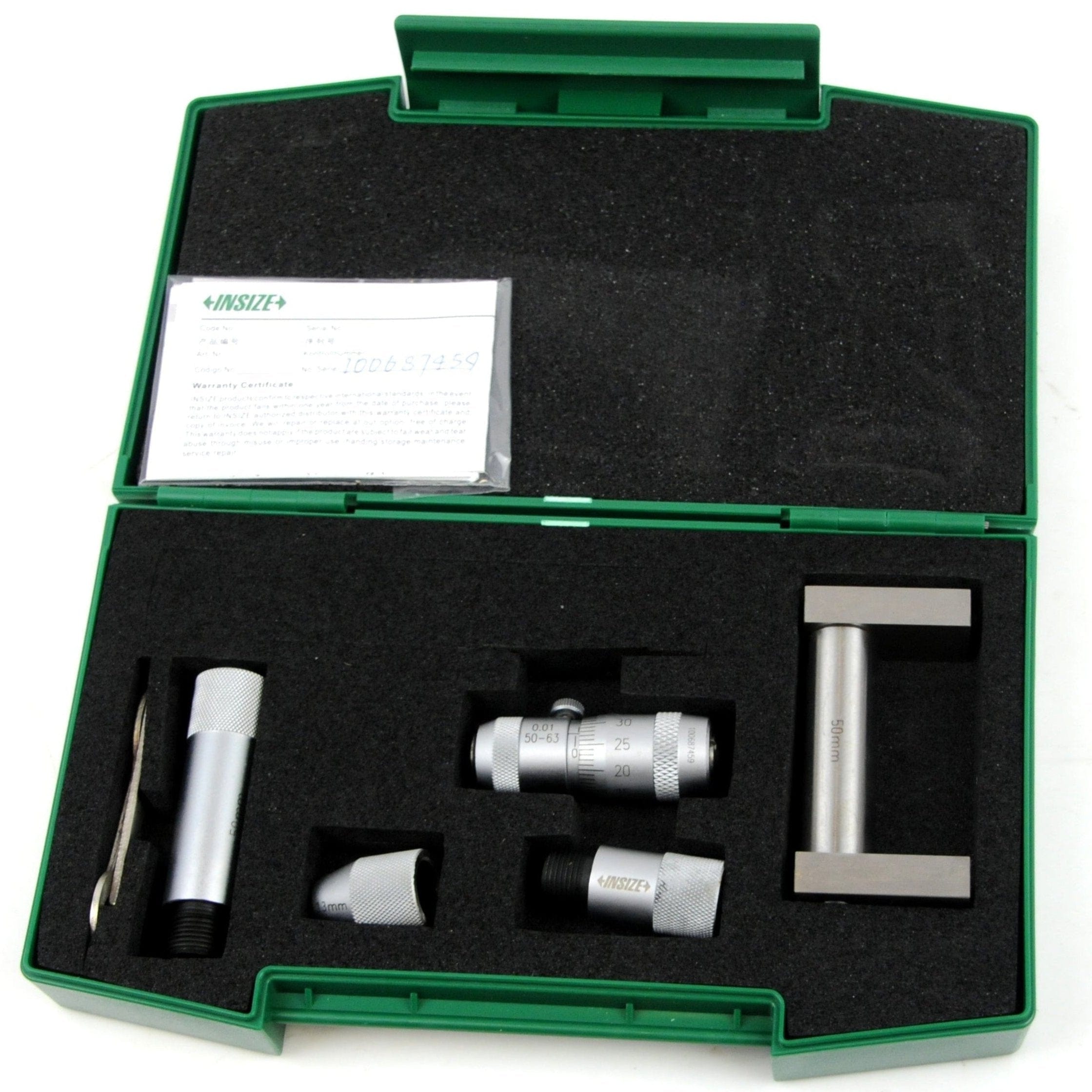 Insize Tubular Inside Micrometer 50-300mm Range Series 3222-300-0