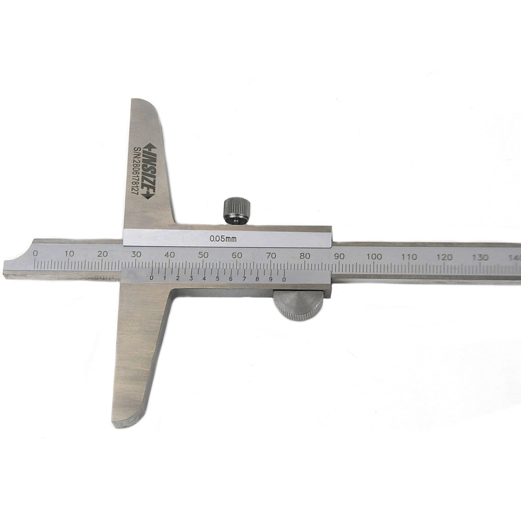 Insize Vernier Depth Gauge 0-200mm Range Series 1240-200-1