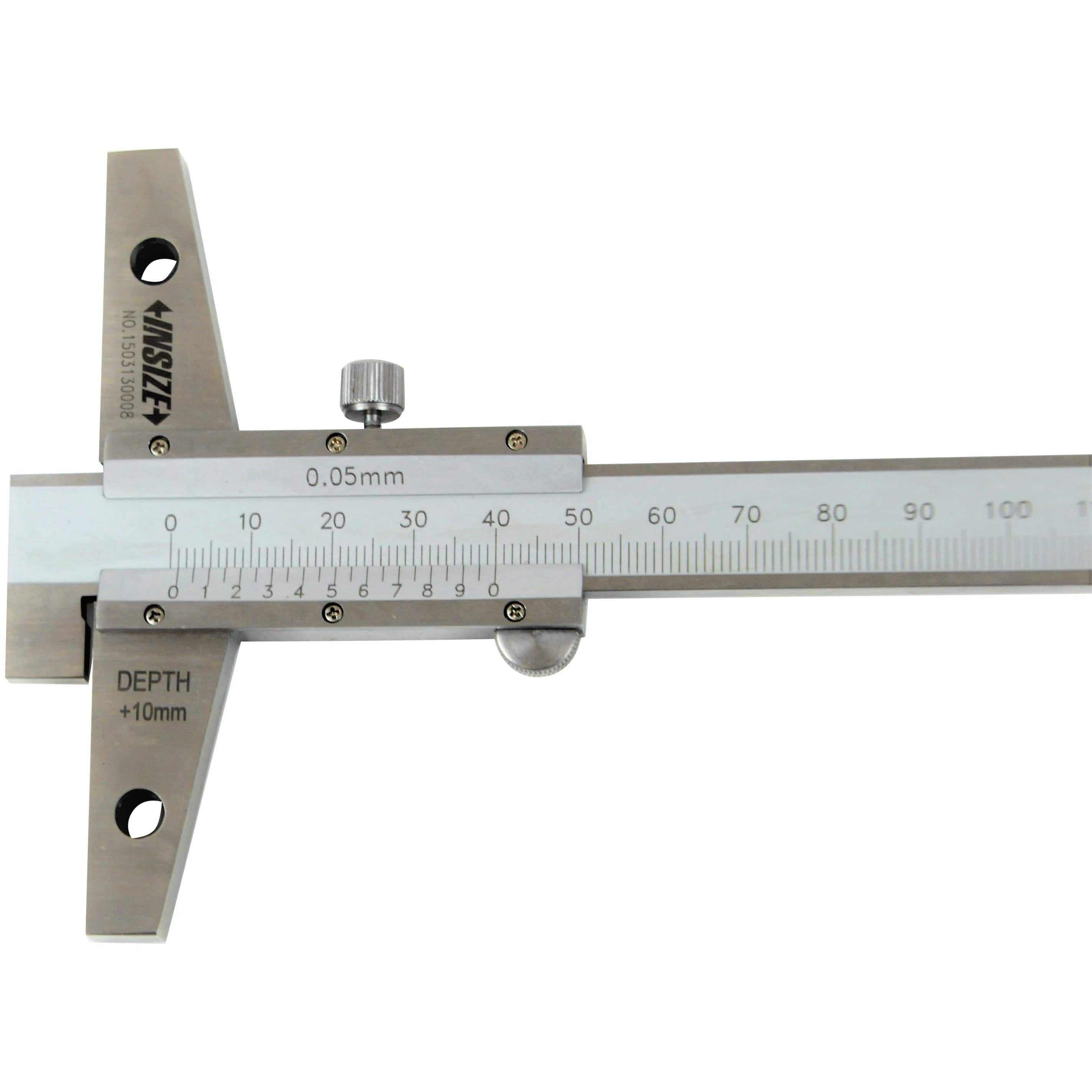 Insize Vernier Hook Depth Gauge 0-150mm Range Series 1248-150-2