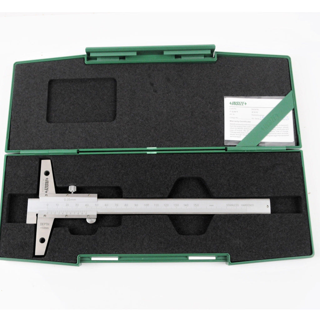 Insize Vernier Hook Depth Gauge 0-150mm Range Series 1248-150-0