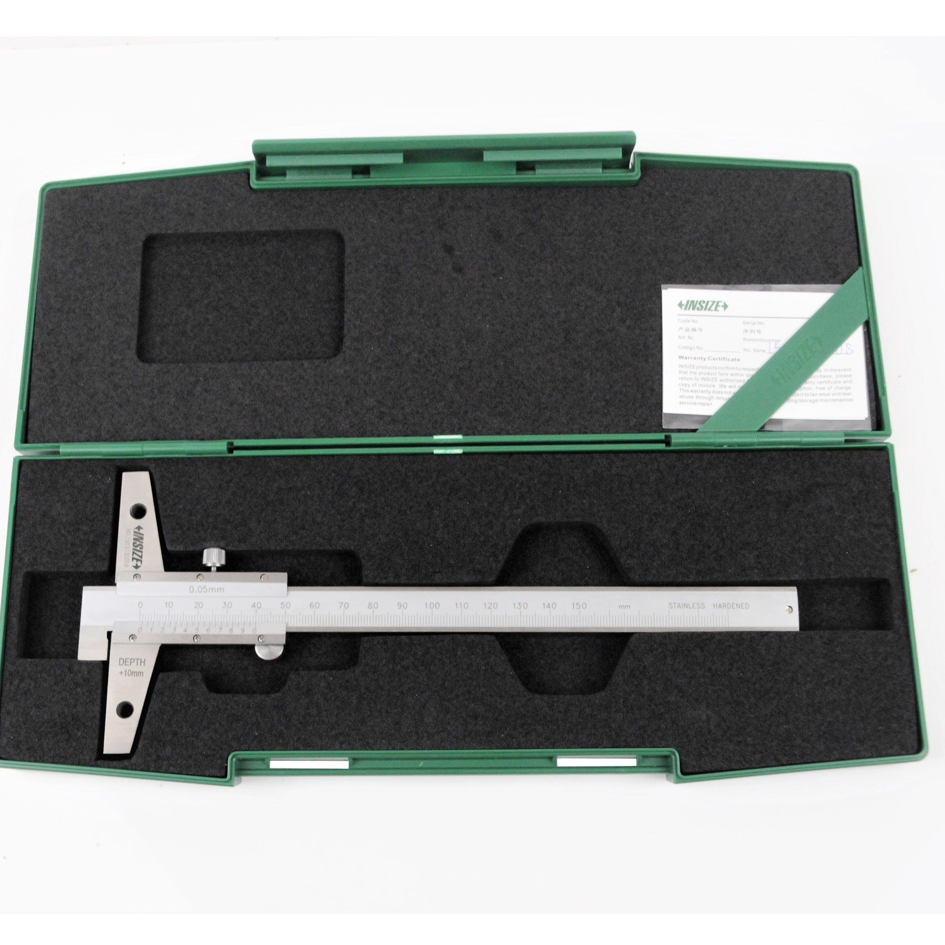 Insize Vernier Hook Depth Gauge 0-150mm Range Series 1248-150-0
