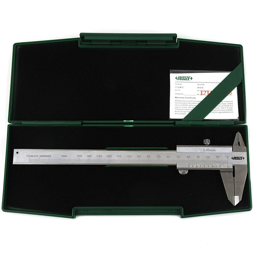 Insize Vernier Left Hand Caliper 0-150mm/0-6" Range Series 1239-150-0
