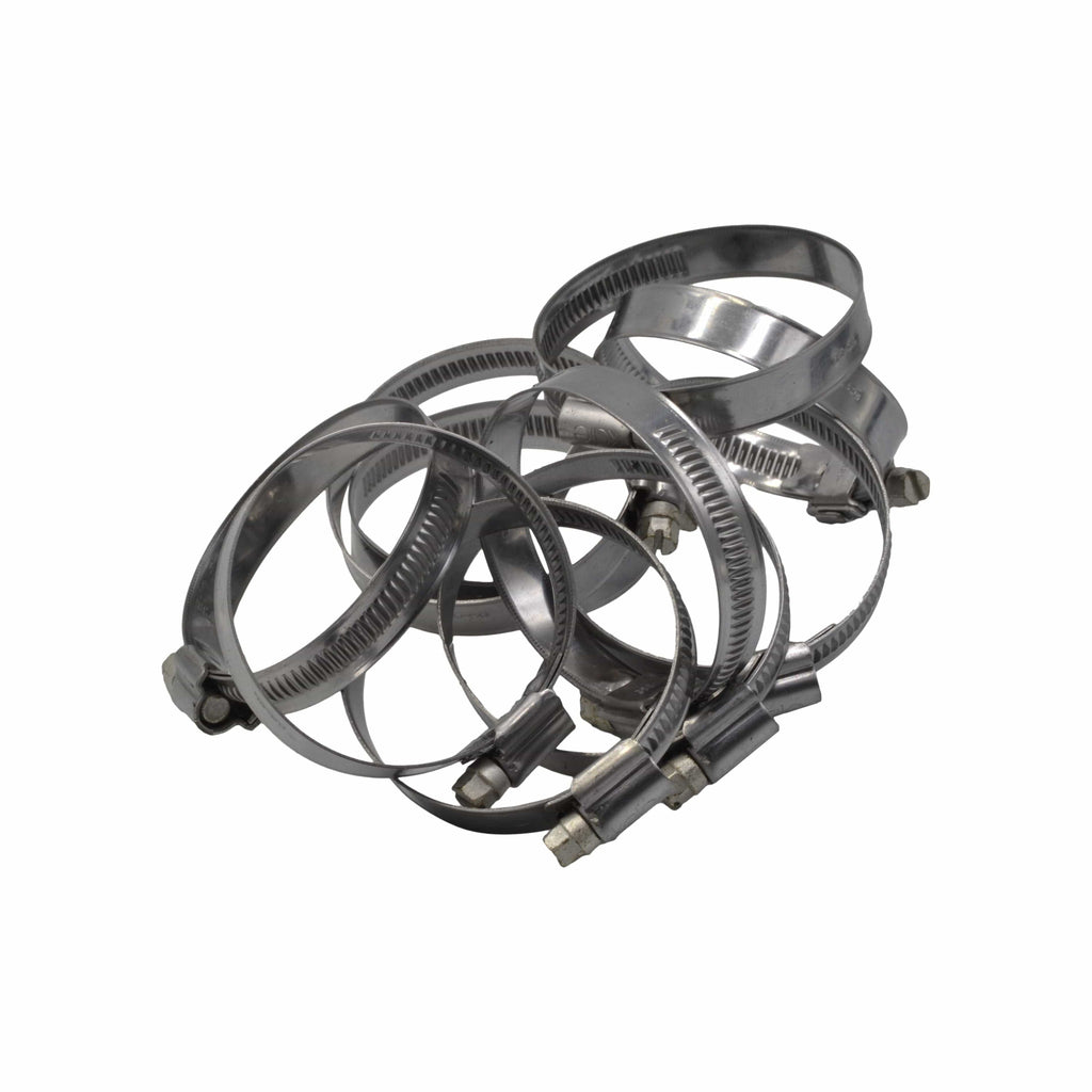 10 Piece Kale 304 Stainless Steel 40-60mm Worm Drive Hose Clamp-4
