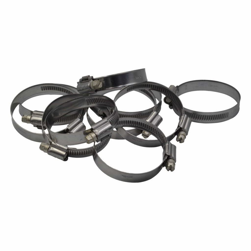 10 Piece Kale 304 Stainless Steel 40-60mm Worm Drive Hose Clamp-2