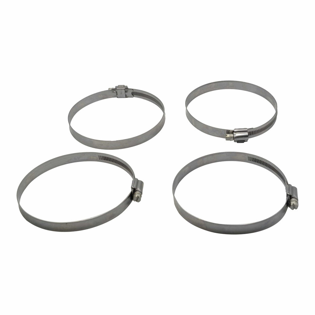 4 Piece 304 Stainless Steel 118-140mm Worm Drive Hose Clamp-4