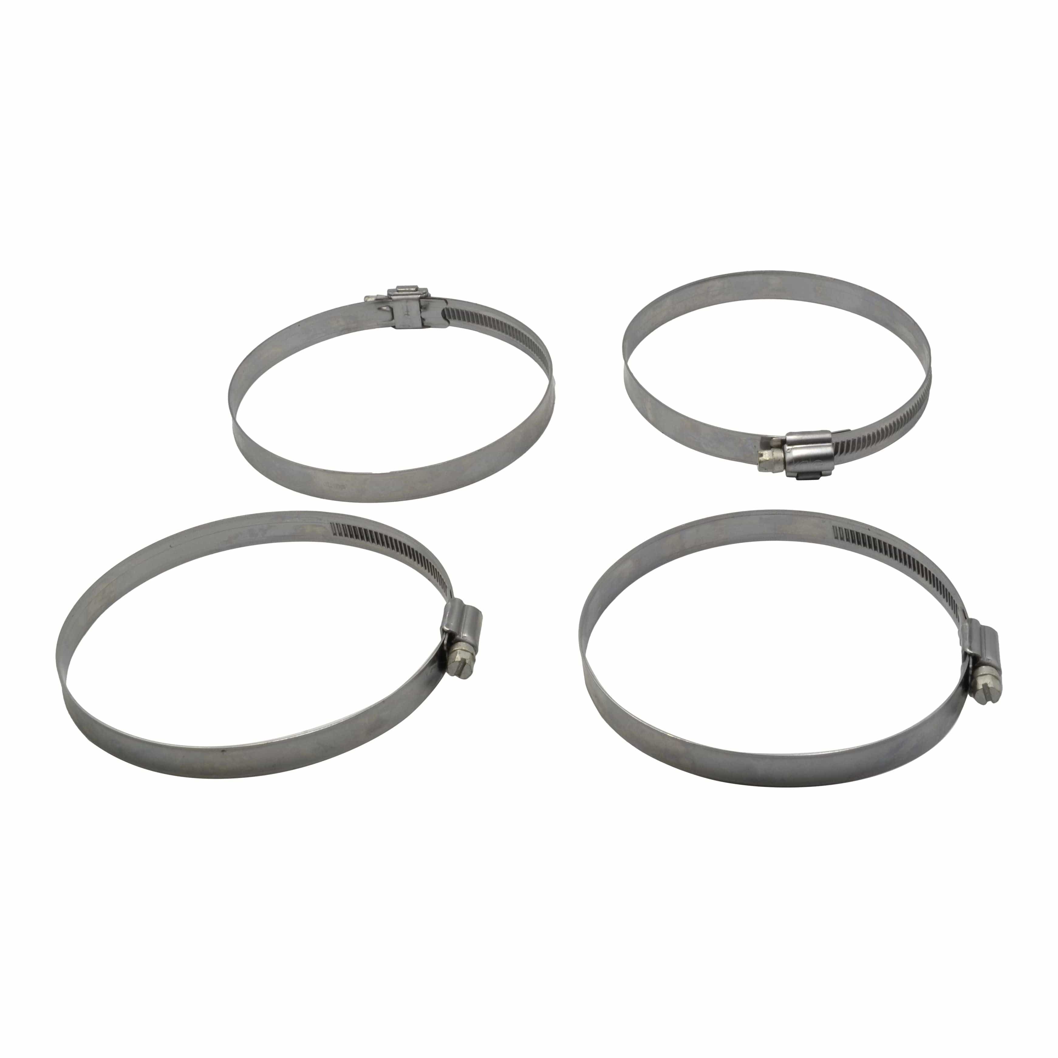 4 Piece 304 Stainless Steel 118-140mm Worm Drive Hose Clamp-4