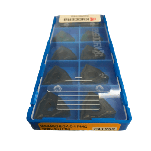 10pc Kyocera WNMG080404PMG CA125P – Turning Insert (Medium-Roughing, PMG Chipbreaker)-2