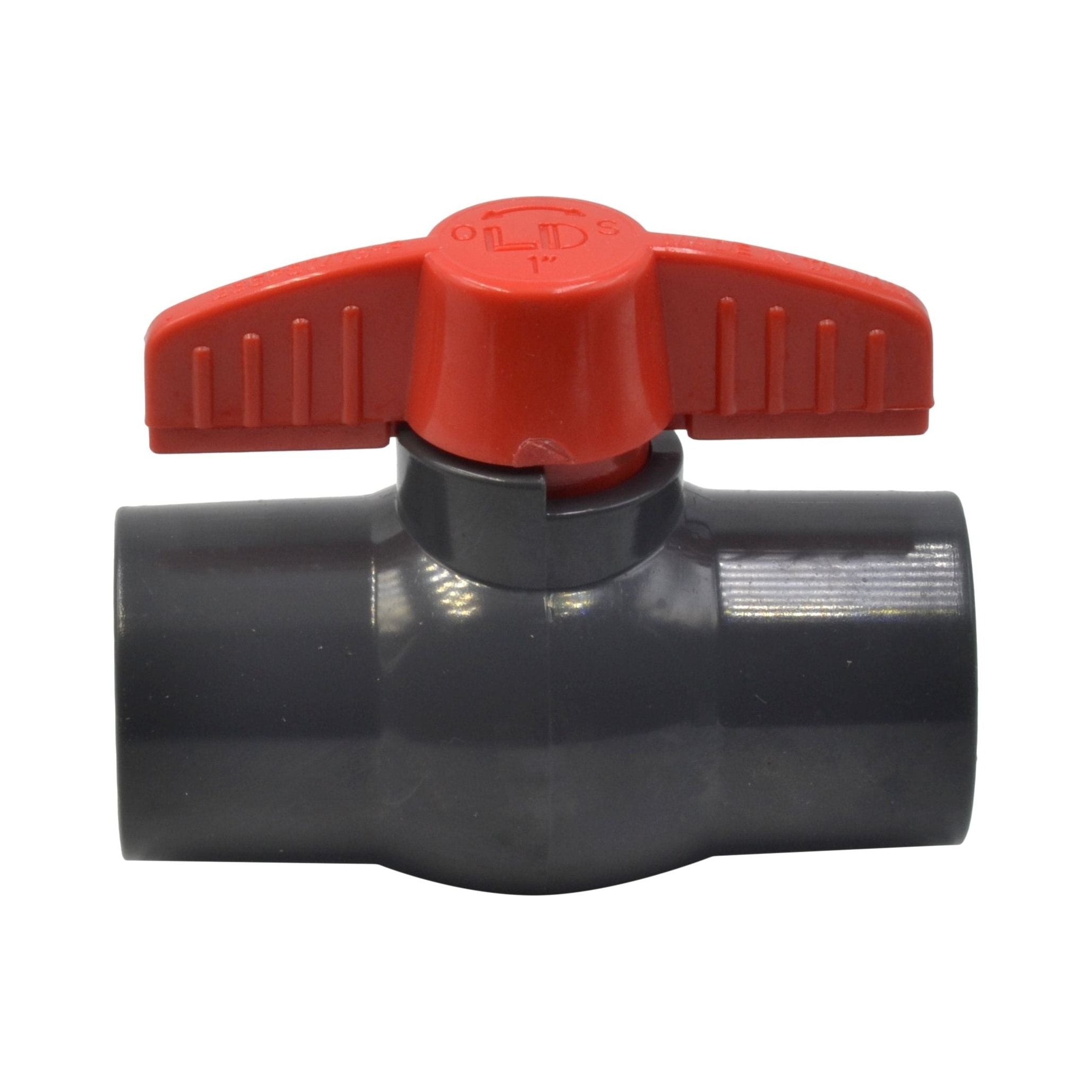 1pcs PVC Pipe Female/Female 1" BSP Thread Ball Valve-0