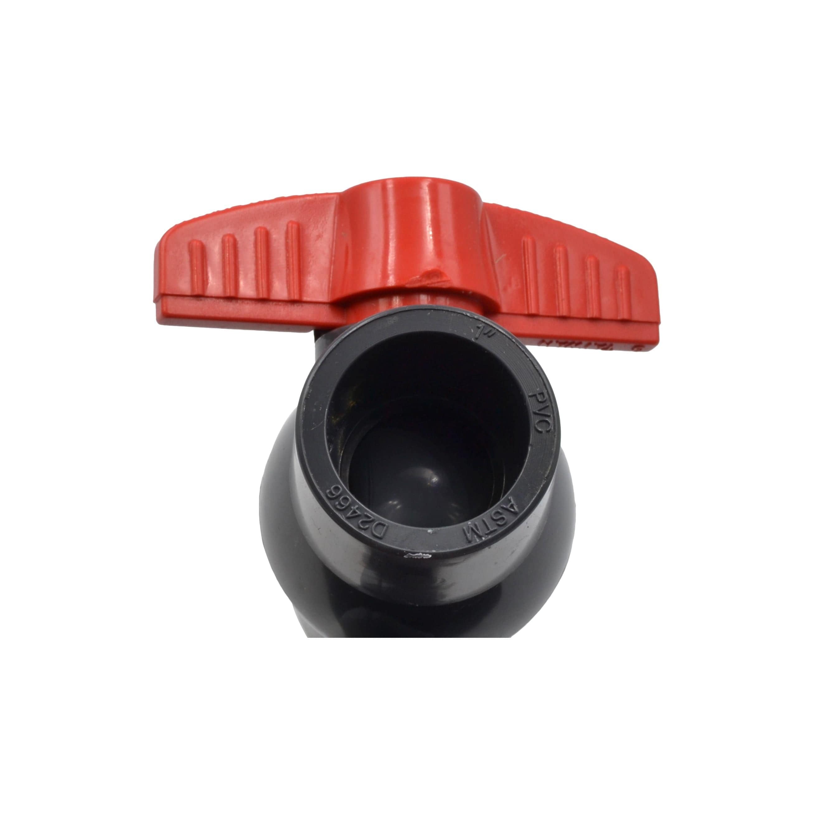 1pcs PVC Pipe Female/Female 1" Slip Join Ball Valve-4
