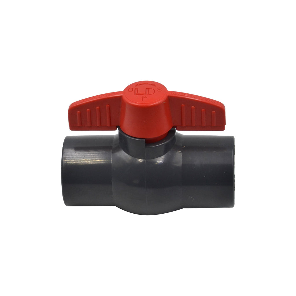 1pcs PVC Pipe Female/Female 1" Slip Join Ball Valve-3