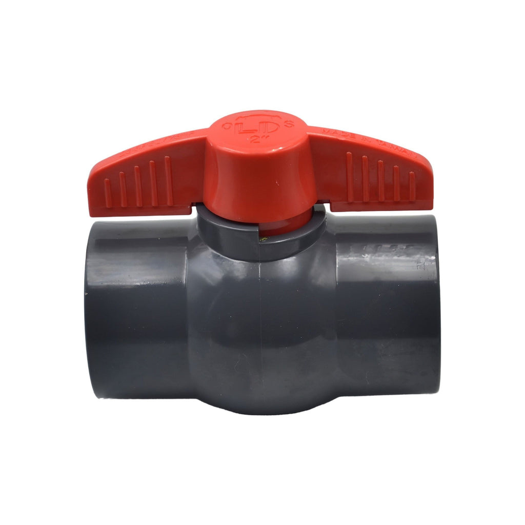 1pcs PVC Pipe Female/Female 2" BSP Thread Ball Valve-0