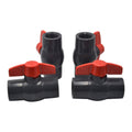 4pcs PVC Pipe Female/Female 1" BSP Thread Ball Valve-0