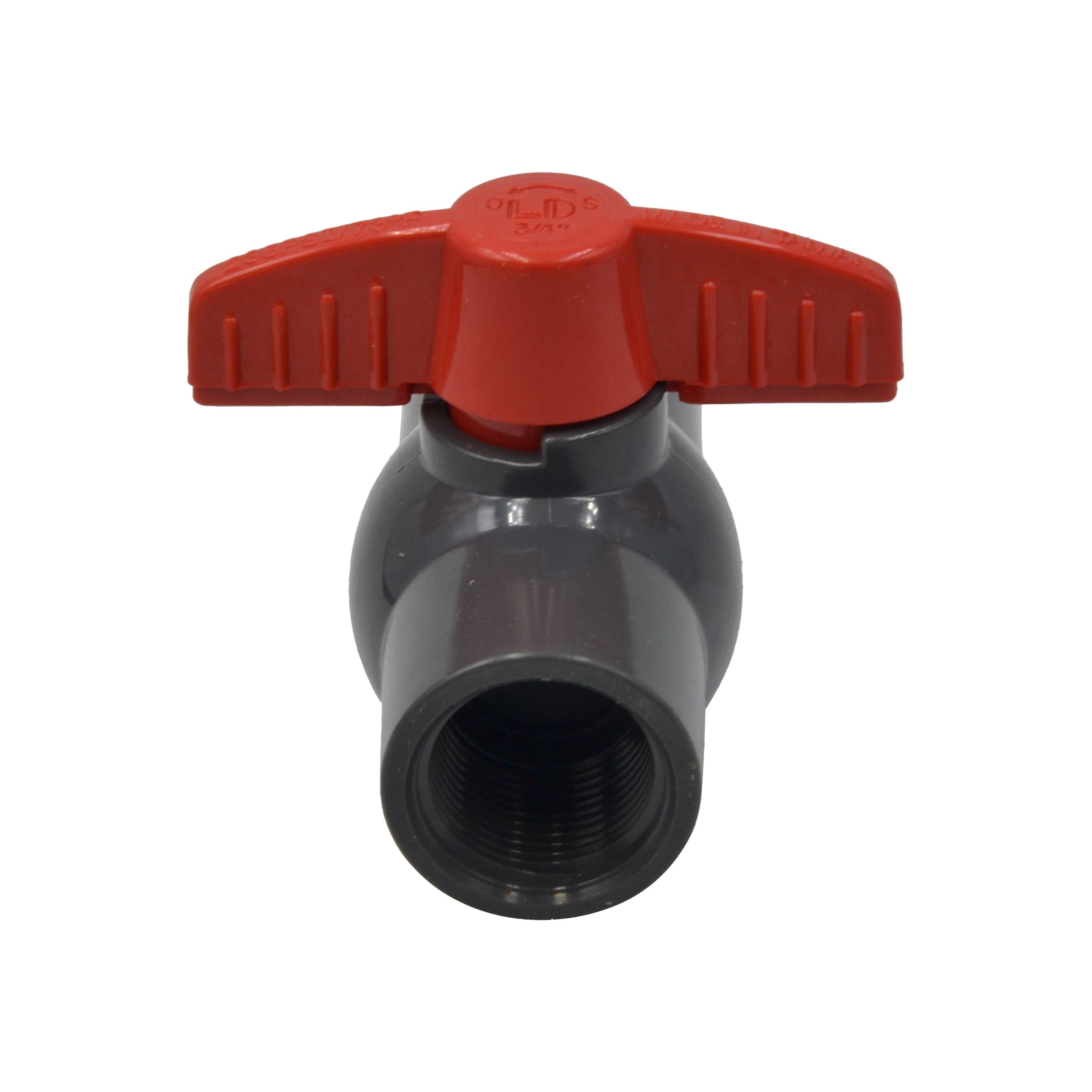 1pcs PVC Pipe Female/Female 3/4" BSP Thread Ball Valve-3