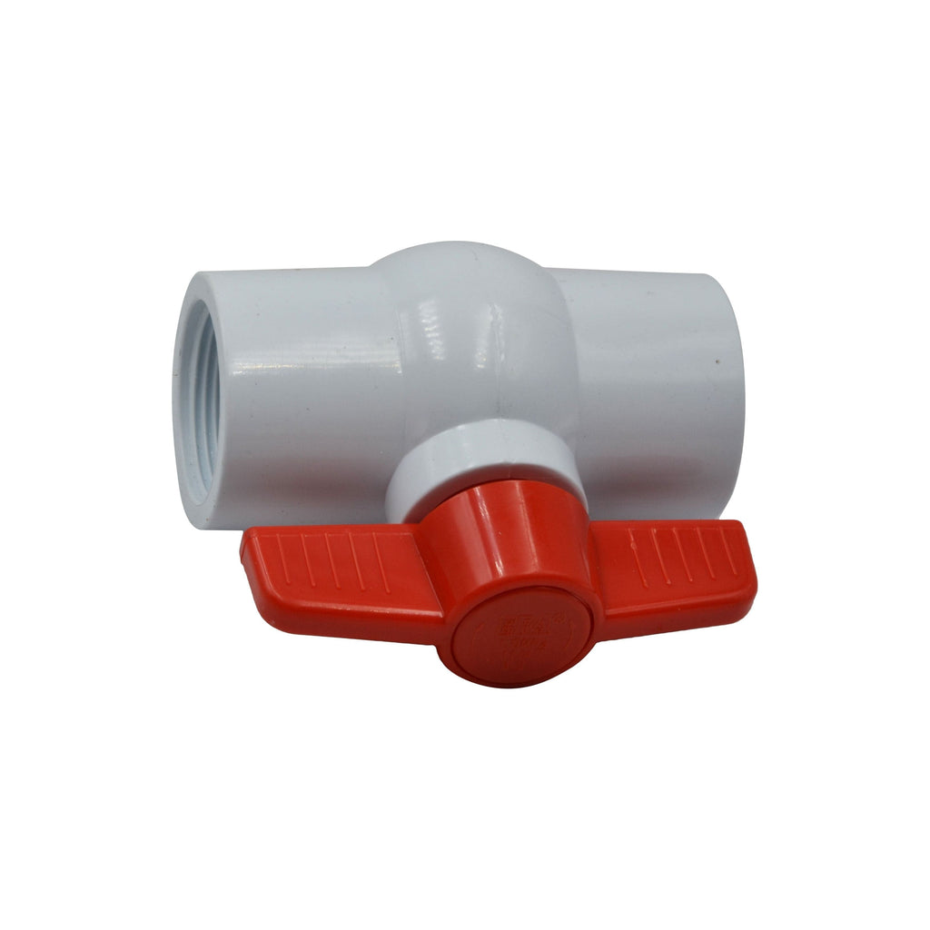 x1 PVC Pipe Female/Female 1 1/4" NPT Thread Ball Valve-3