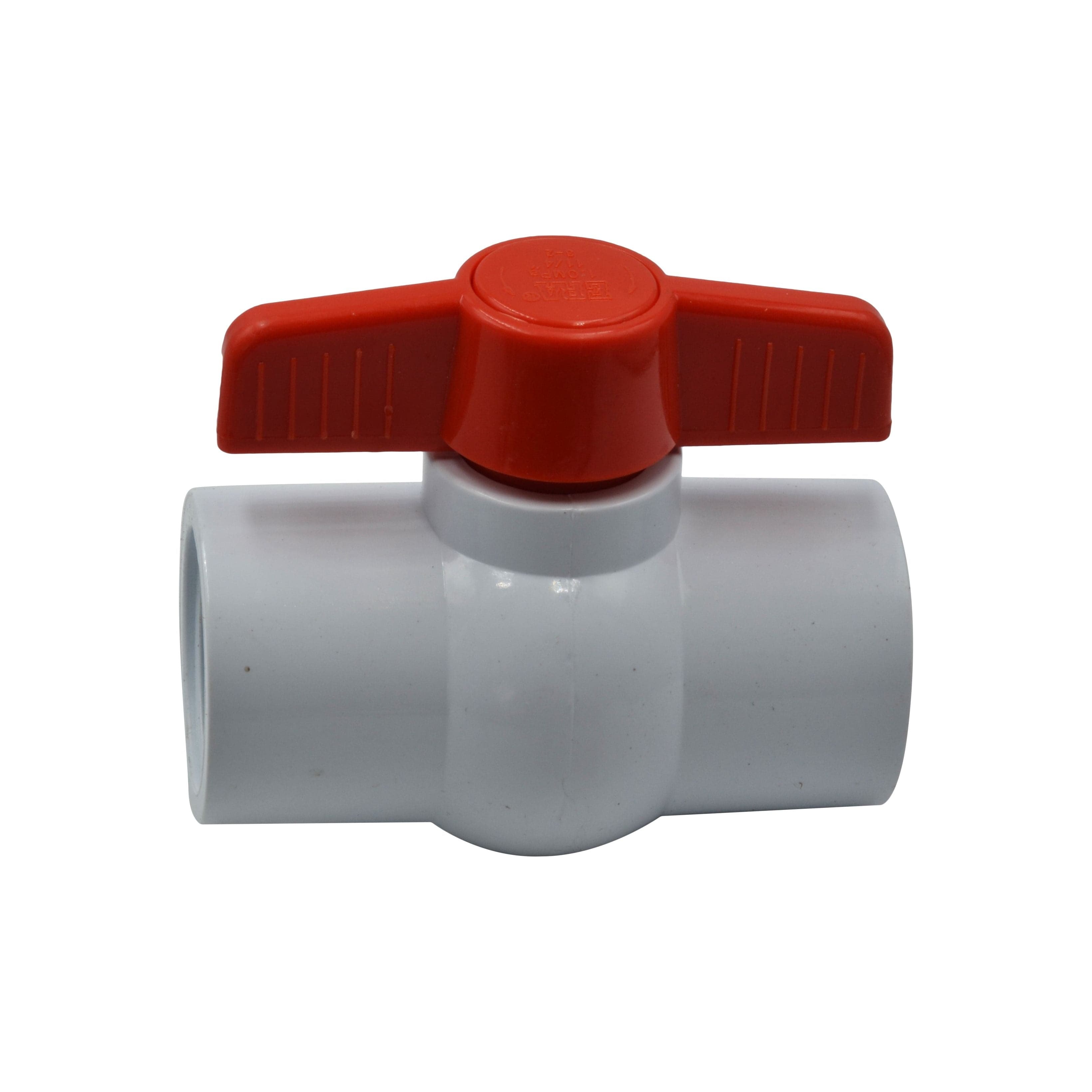 x4 PVC Pipe Female/Female 1 1/4" NPT Thread Ball Valve-4