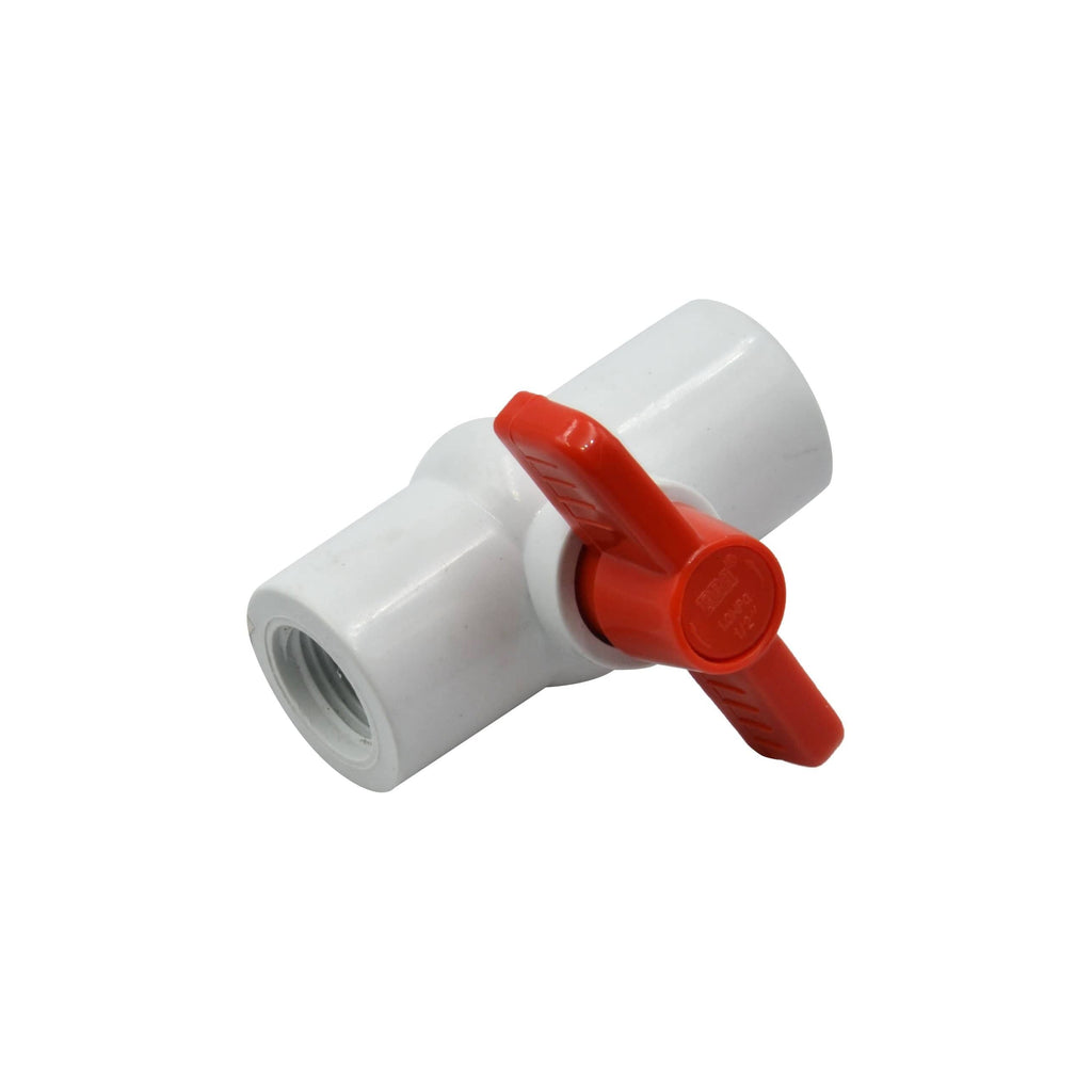 x1 PVC Pipe Female/Female 1/2" BSP Thread Ball Valve-2