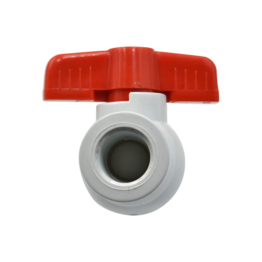 x1 PVC Pipe Female/Female 1/2" BSP Thread Ball Valve-4