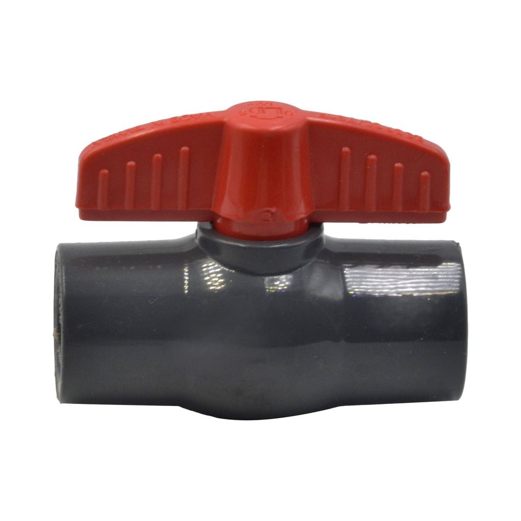 x1 PVC Pipe Female/Female 1/2" Slip Join Ball Valve-4