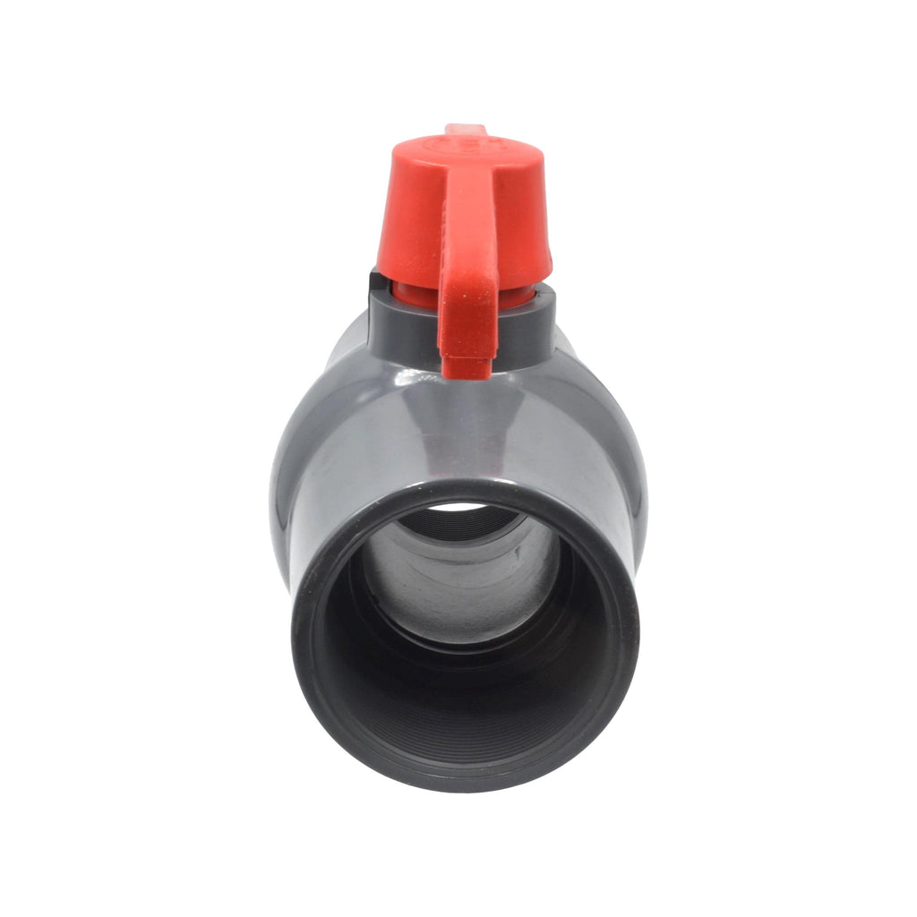 x1 PVC Pipe Female/Female 3" NPT Thread Ball Valve-3