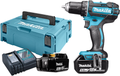 Makita ddf482rtj 18v drill/screwdriver 5.0 ah battery (2 pcs), fast charger, mbox - ddf482rtj-0