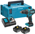 Makita ddf490rfj | cordless drill | brushless | 18v | 3.0ah | in m-box - ddf490rfj-0