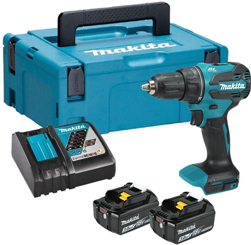 Makita ddf490rfj | cordless drill | brushless | 18v | 3.0ah | in m-box - ddf490rfj-0