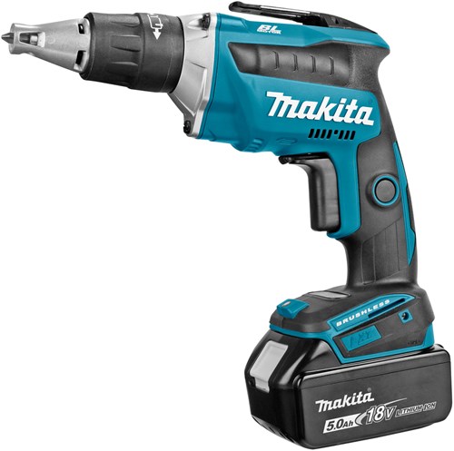 Makita dfs452rtj cordless screwdriver | 18v 5.0ah li-ion-0