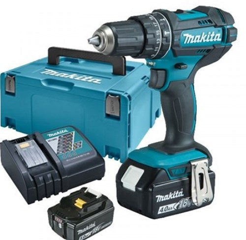 Makita dhp482rmj 18v (impact) drill-screw machine 4.0ah-0