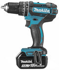 Makita dhp482rtj 18v (impact) drill-screw machine 5.0ah-0