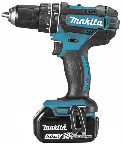 Makita dhp482rtj 18v (impact) drill-screw machine 5.0ah-0