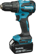 Makita dhp490rtj | cordless impact drill | brushless | 18v | with 5.0ah batteries in m-box - dhp490rtj-0