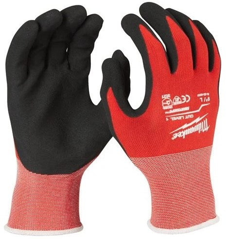 Milwaukee Accessoires Milwaukee snijklasse 1gedimde handschoenen. 12 pack cut level 1 handschoenen-l / 9 - 4932471615-0