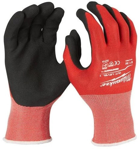 Milwaukee Accessoires Milwaukee snijklasse 1gedimde handschoenen. 12 pack cut level 1 handschoenen-m / 8 - 4932471614-0
