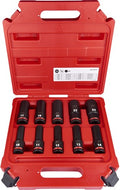 Milwaukee Accessoires Milwaukee shockwave™ krachtdoppenset 1/2 vierkant | lang | 10-delig - 4932480457-0