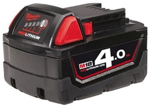 Milwaukee m18 b4 battery (18 v 4.0 ah li-ion) - 4932430063-0