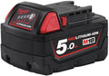 Milwaukee m18 b5 battery (18 v 5.0 ah li-ion) - 4932430483-0