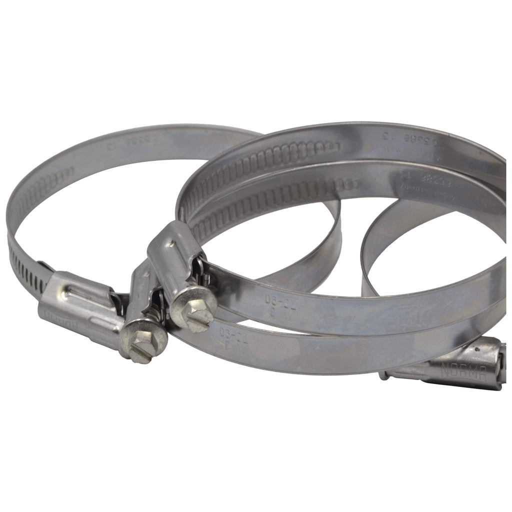 4 Piece Norma 304 Stainless Steel 70-90mm Worm Drive Hose Clamp-4