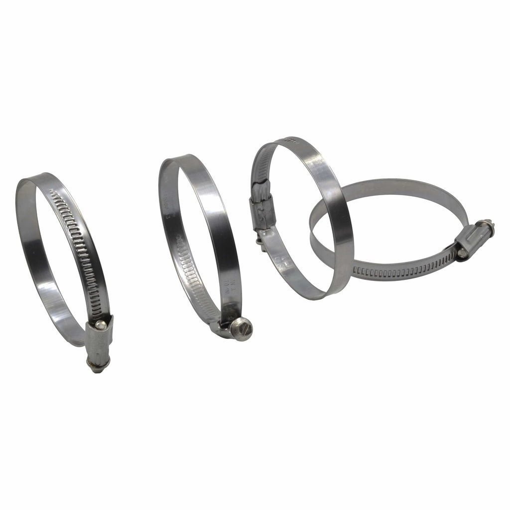 4 Piece Norma 304 Stainless Steel 70-90mm Worm Drive Hose Clamp-2