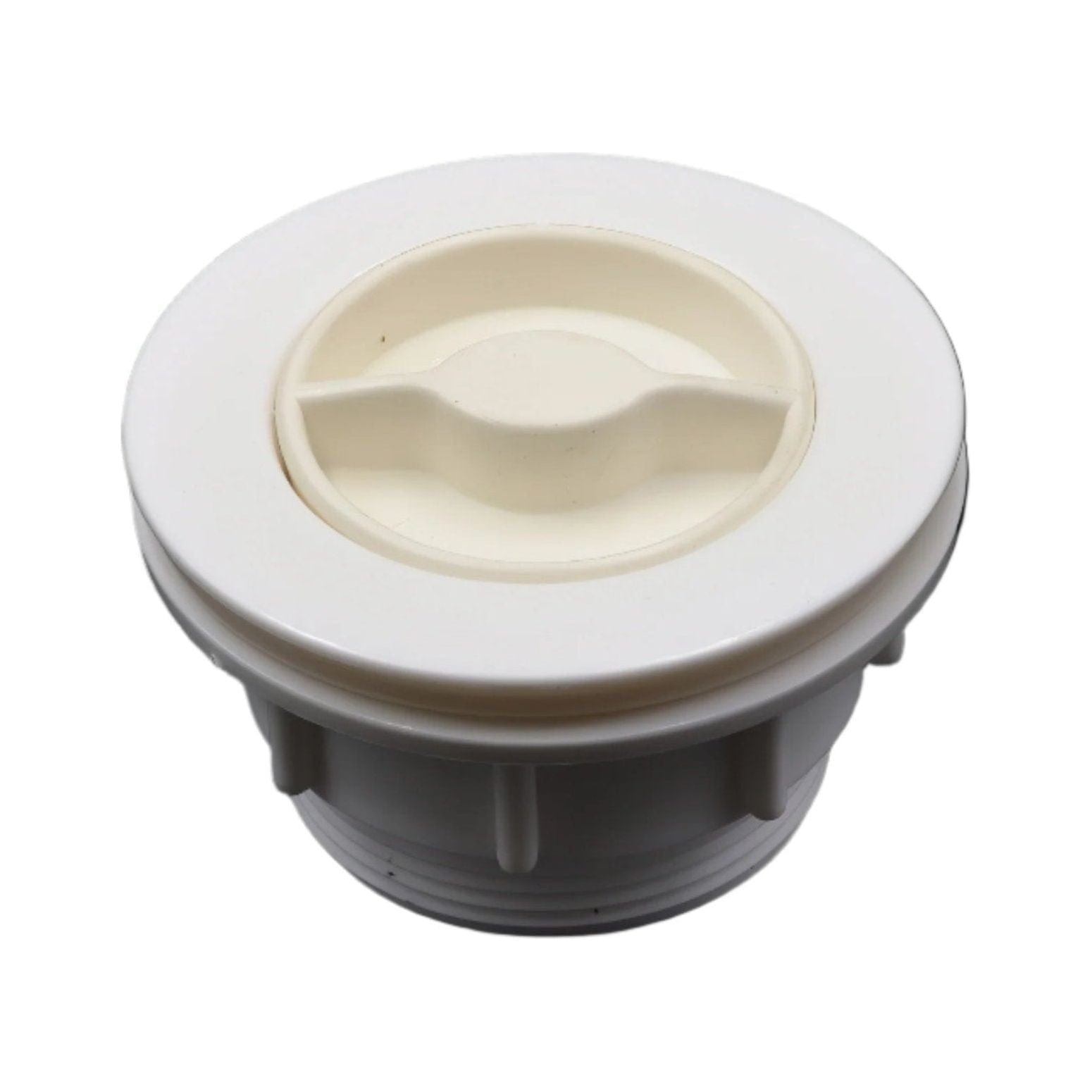 Standard 50mm White Plastic Body Plug and Waste Unit-0