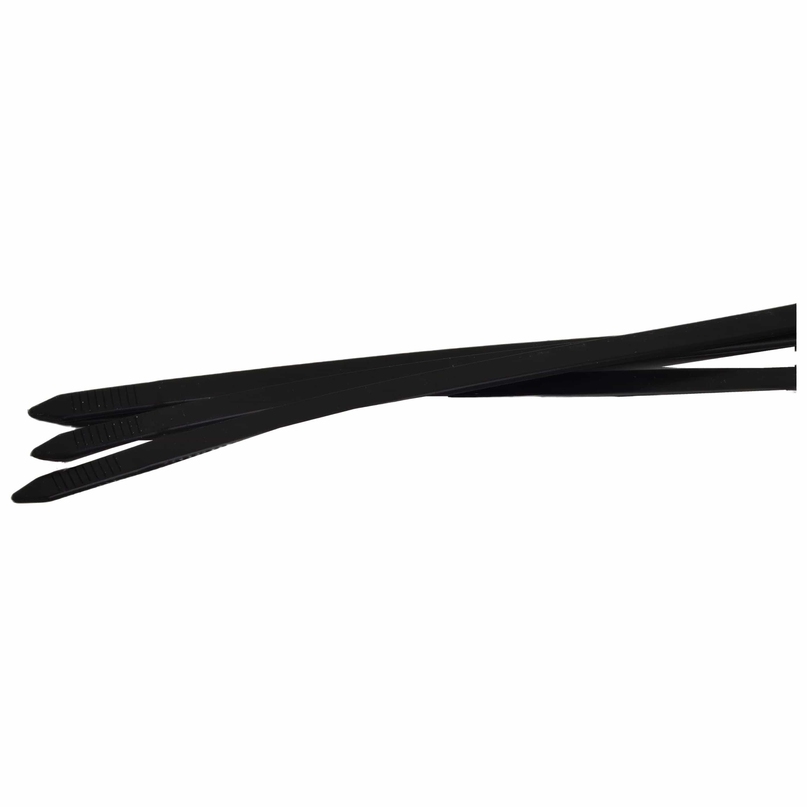 RAPTOR Black 450mm x 7.6mm Heavy Duty Cable Ties, 100 Pack-2