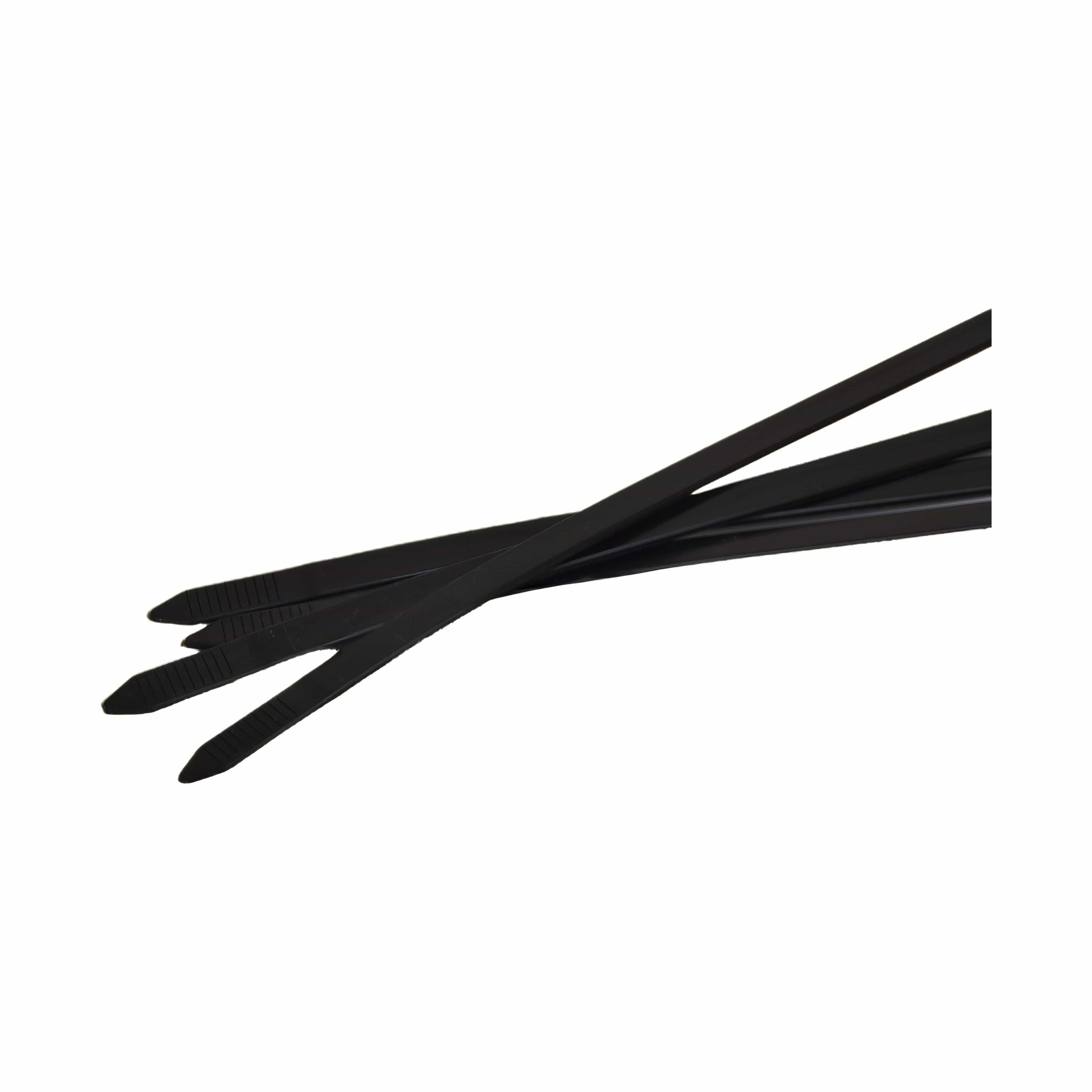 RAPTOR Black 550mm x 7.6mm Heavy Duty Cable Ties, 100 Pack-2