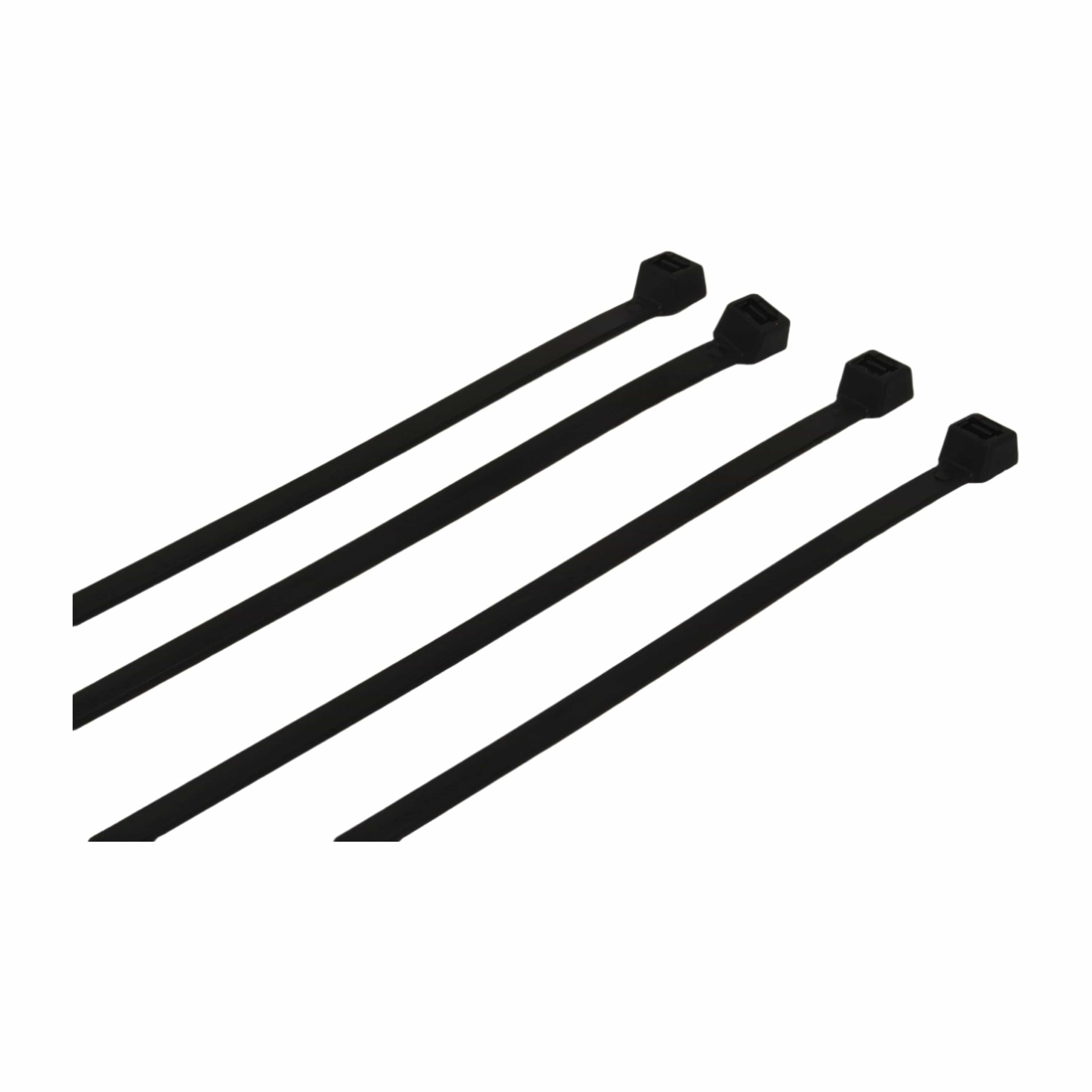 RAPTOR Black 550mm x 7.6mm Heavy Duty Cable Ties, 100 Pack-3
