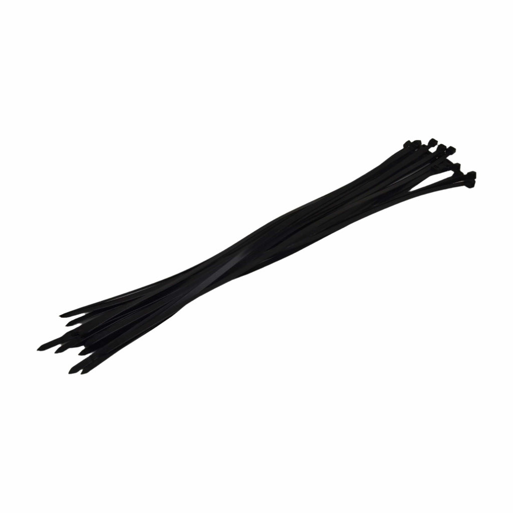 RAPTOR Black 550mm x 7.6mm Heavy Duty Cable Ties, 20 Pack-0