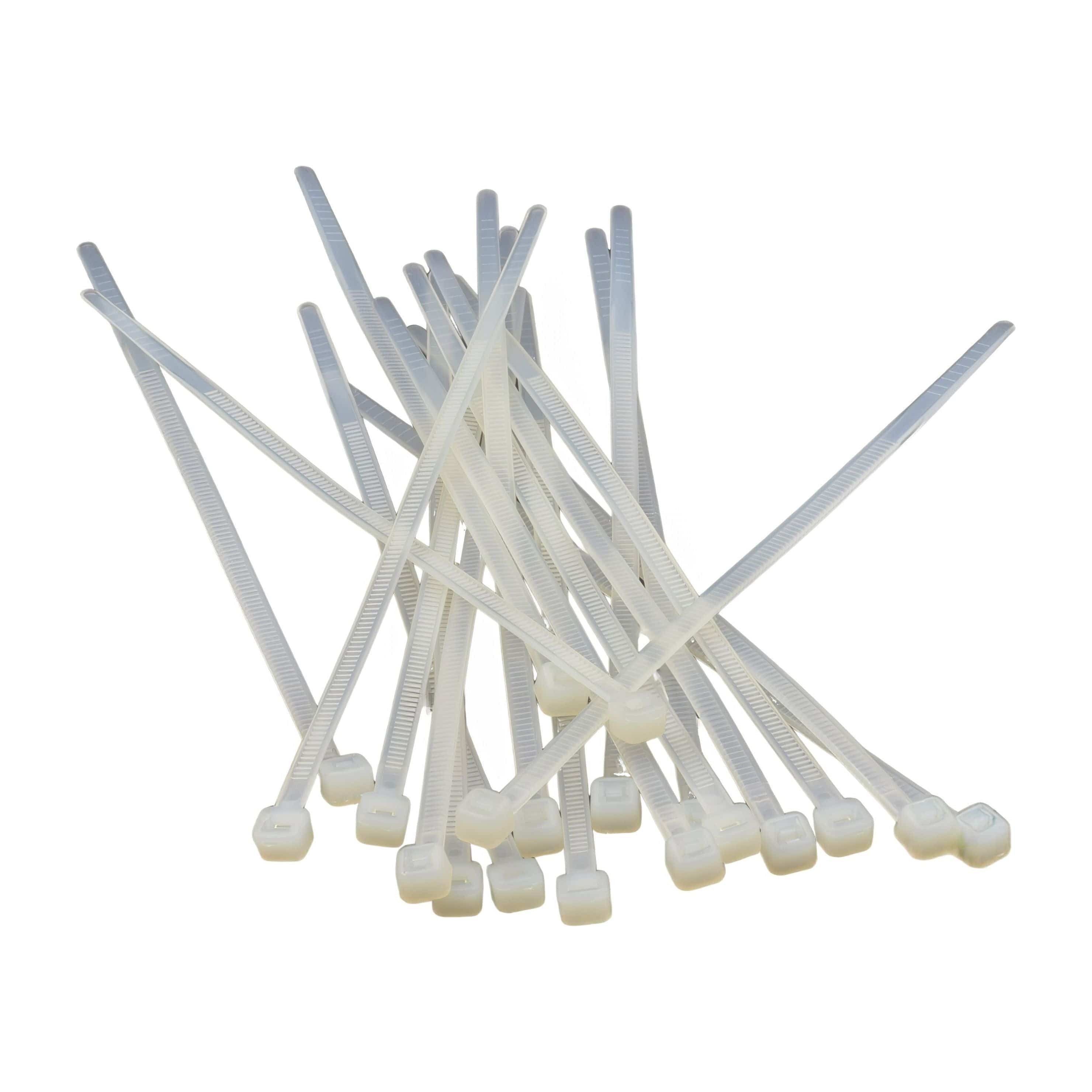 RAPTOR Natural 140mm x 3.6mm Medium Duty Cable Ties, 20 Pack-3