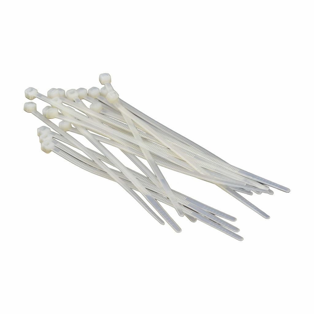 RAPTOR Natural 140mm x 3.6mm Medium Duty Cable Ties, 20 Pack-0